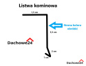 Listwa kominowa dł 125cm.